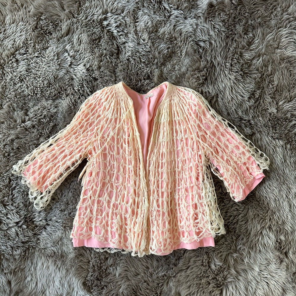 Vintage B.Altman Jacket Pink & Cream